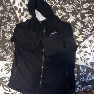 Black American Eagle Hoodie Jacket